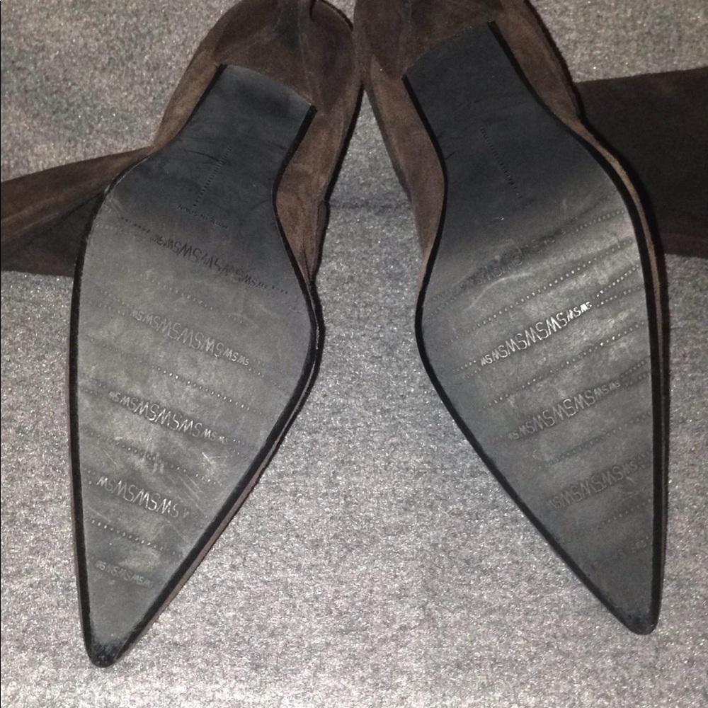 STUART WEITZMAN THE WANESSA 75 BOOT CHOCOLATE - Picture 3 of 3